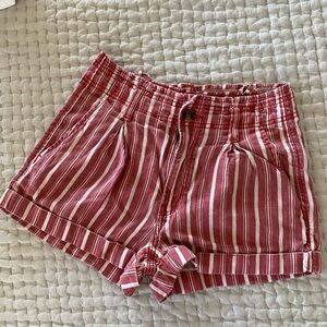 American Eagle paper bag shorts, size 2